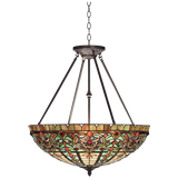 Corazon Bronze 25wide Robert Louis Tiffany Pendant Light