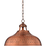 Essex 16wide Dyed Copper Metal Pendant Light