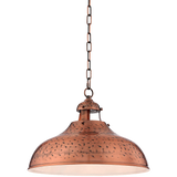 Essex 16wide Dyed Copper Metal Pendant Light