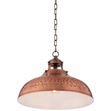 Essex 16wide Dyed Copper Metal Pendant Light