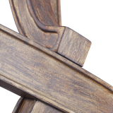 Feiss F3040 8wow Lorenz 8 Light Chandelier In Weathered Oak Wood