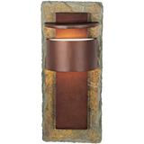 Kembra Slate Copper 19high Outdoor Wall Sconce