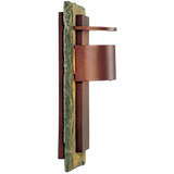 Kembra Slate Copper 19high Outdoor Wall Sconce