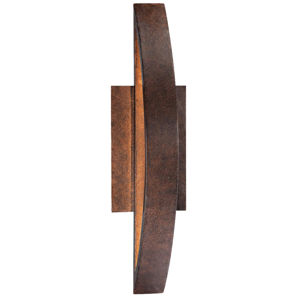 Possini Euro Coppered Arch Indoor Outdoor Led Wall Sconce