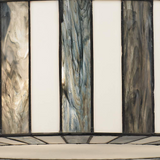 Tiffany Style 20wide Striped Art Glass Pendant Light