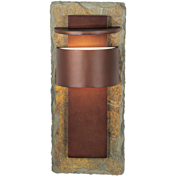 Kembra Slate Copper 19high Outdoor Wall Sconce